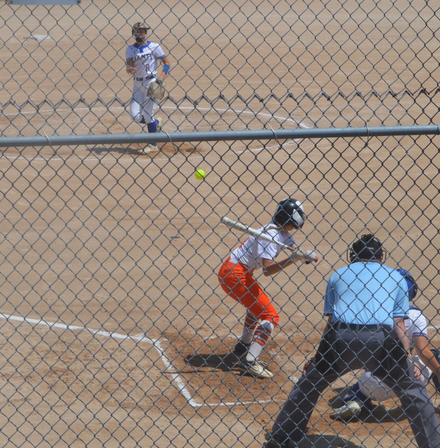 Chloie Brandt pitches